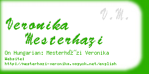 veronika mesterhazi business card